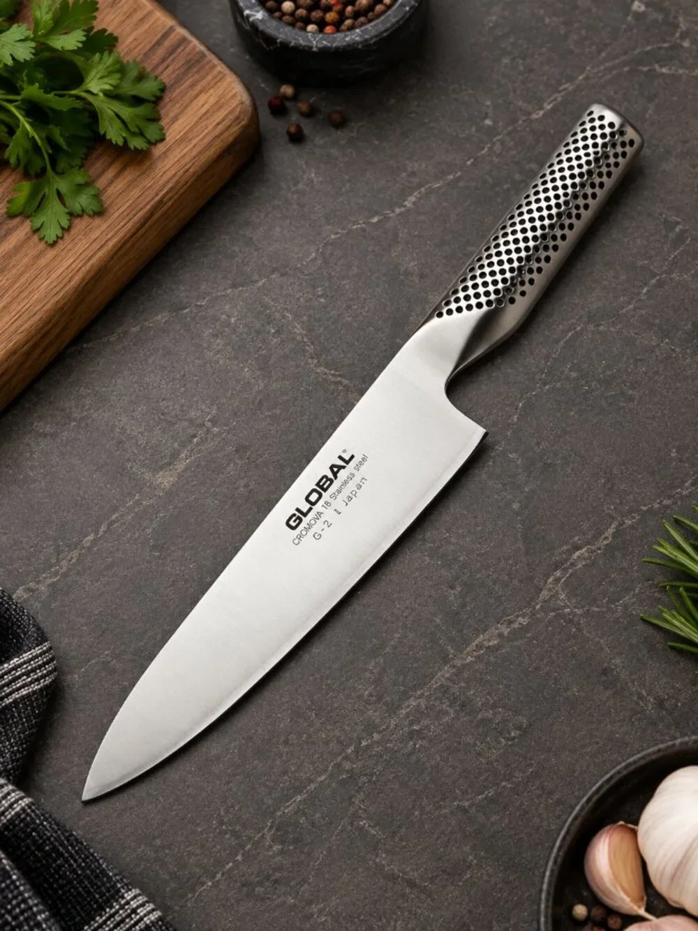10-Pack Premium Knife Set – 5 Gerber StrongArm + 5 Global G-2 8-Inch Chef Knives